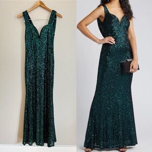Forever Glam Sequin Mermaid Gown Small